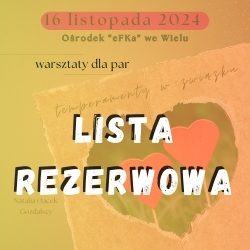 Warsztaty "Temperamenty w związku"